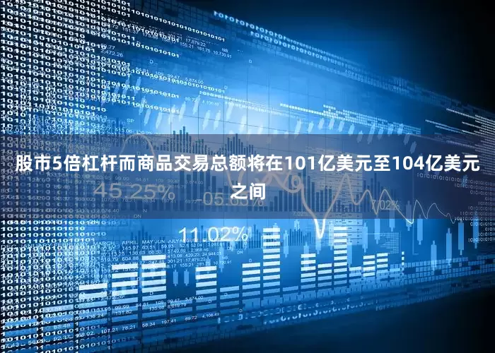 股市5倍杠杆而商品交易总额将在101亿美元至104亿美元之间